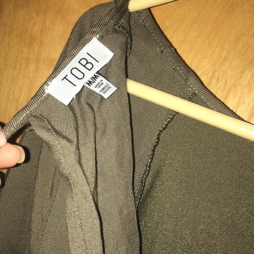 Army Green TOBI Romper - Picture 4 of 6